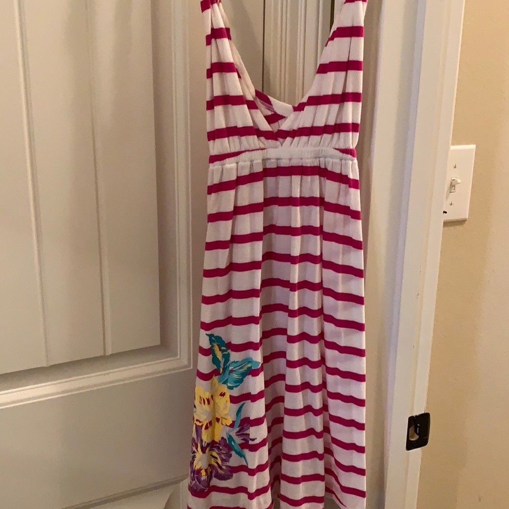 Used swimsuit cover up/sundress with open back